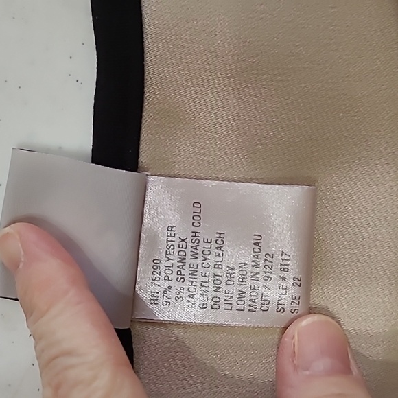 VINTAGE California Concepts women's dress size 22 - Picture 5 of 7